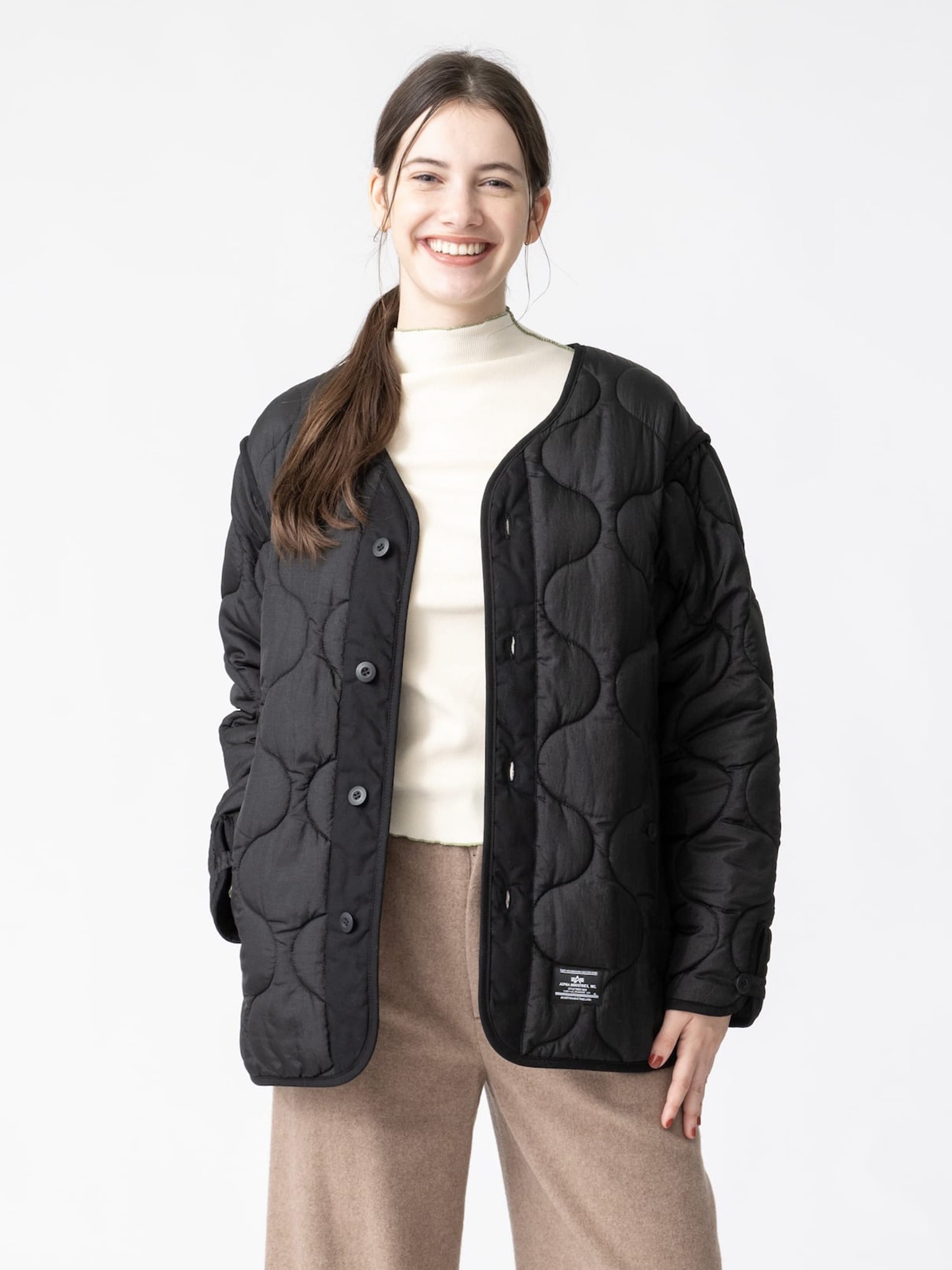 3WAY レイヤード キルティングジャケット｜ALPHA INDUSTRIES(アルファ