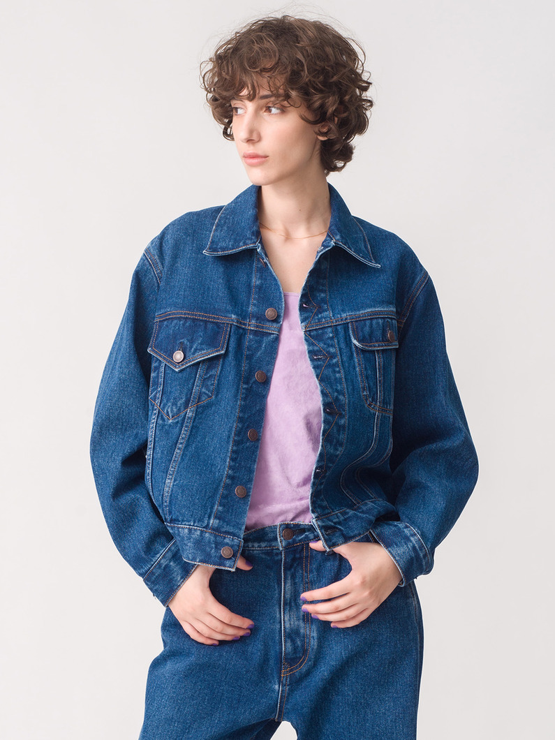 デニムジャケット（インディゴ） 詳細画像 indigo 3