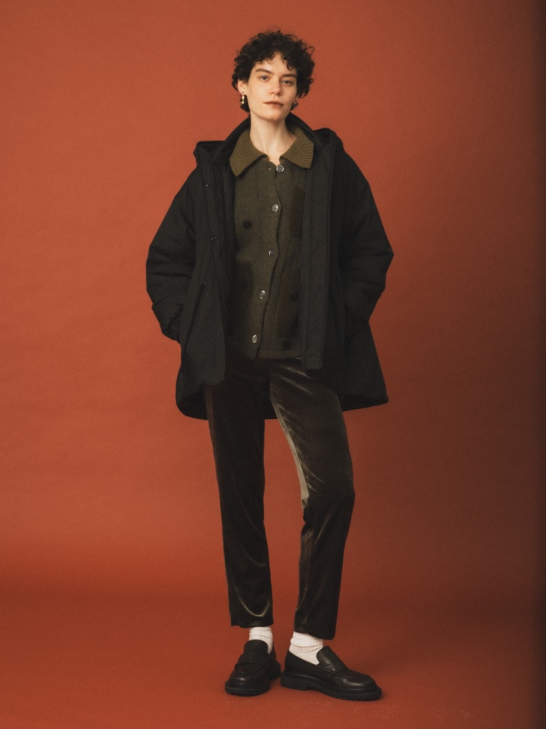 パッファー フーディージャケット（ブラック） 詳細画像 black 2