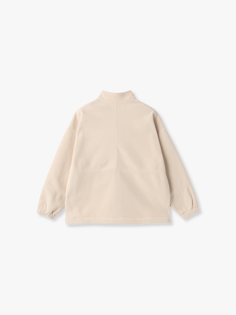 フリース ジップアップ ジャケット 詳細画像 ivory 1