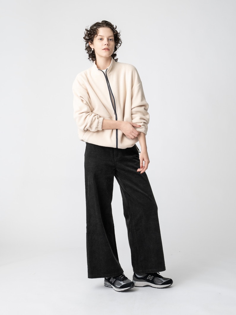 フリース ジップアップ ジャケット 詳細画像 ivory 3