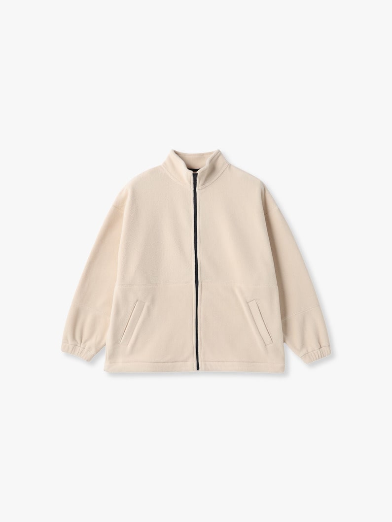 フリース ジップアップ ジャケット 詳細画像 ivory 4