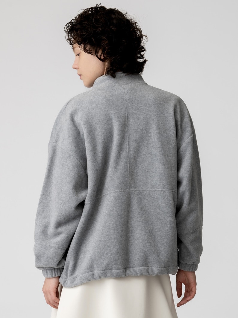 フリース ジップアップ ジャケット 詳細画像 light gray 3