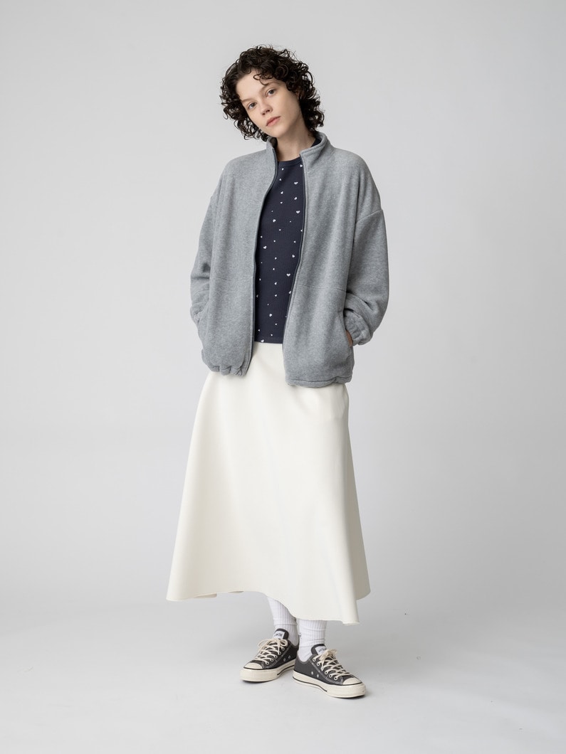 フリース ジップアップ ジャケット 詳細画像 light gray 4