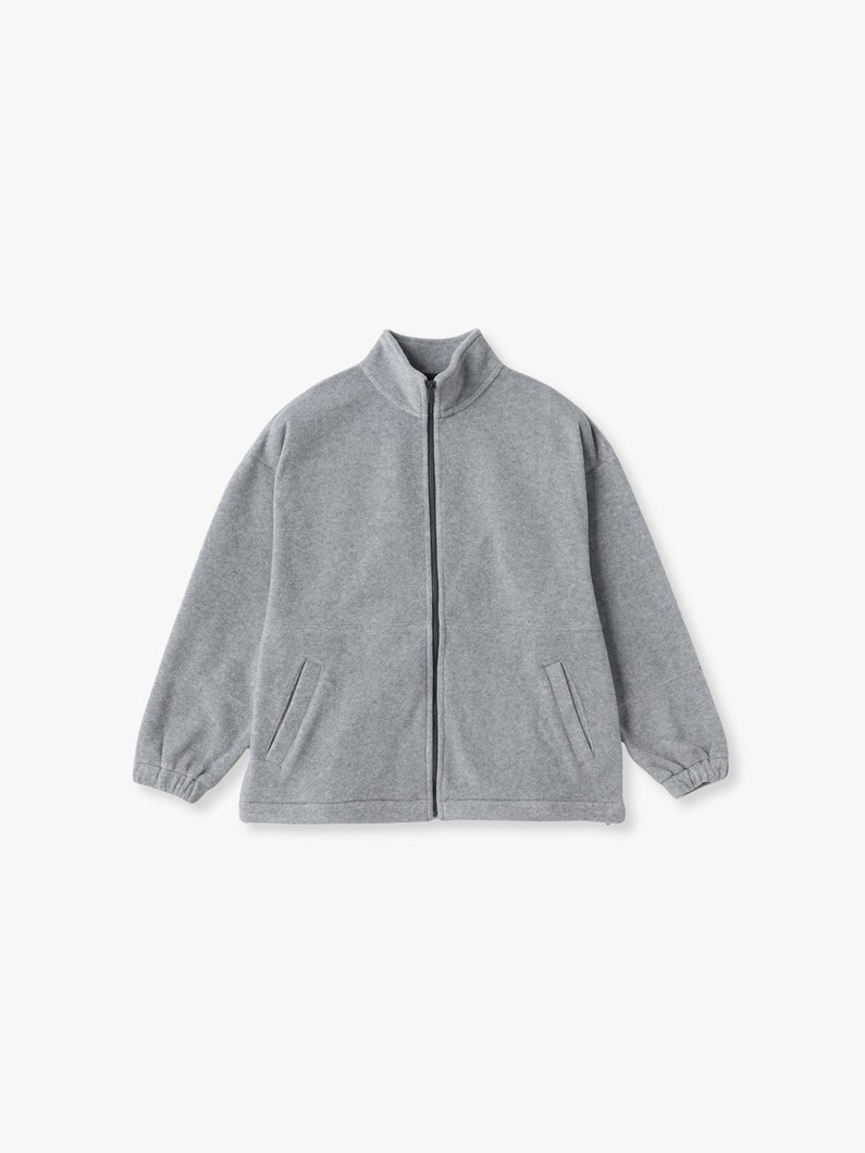 フリース ジップアップ ジャケット 詳細画像 light gray 5