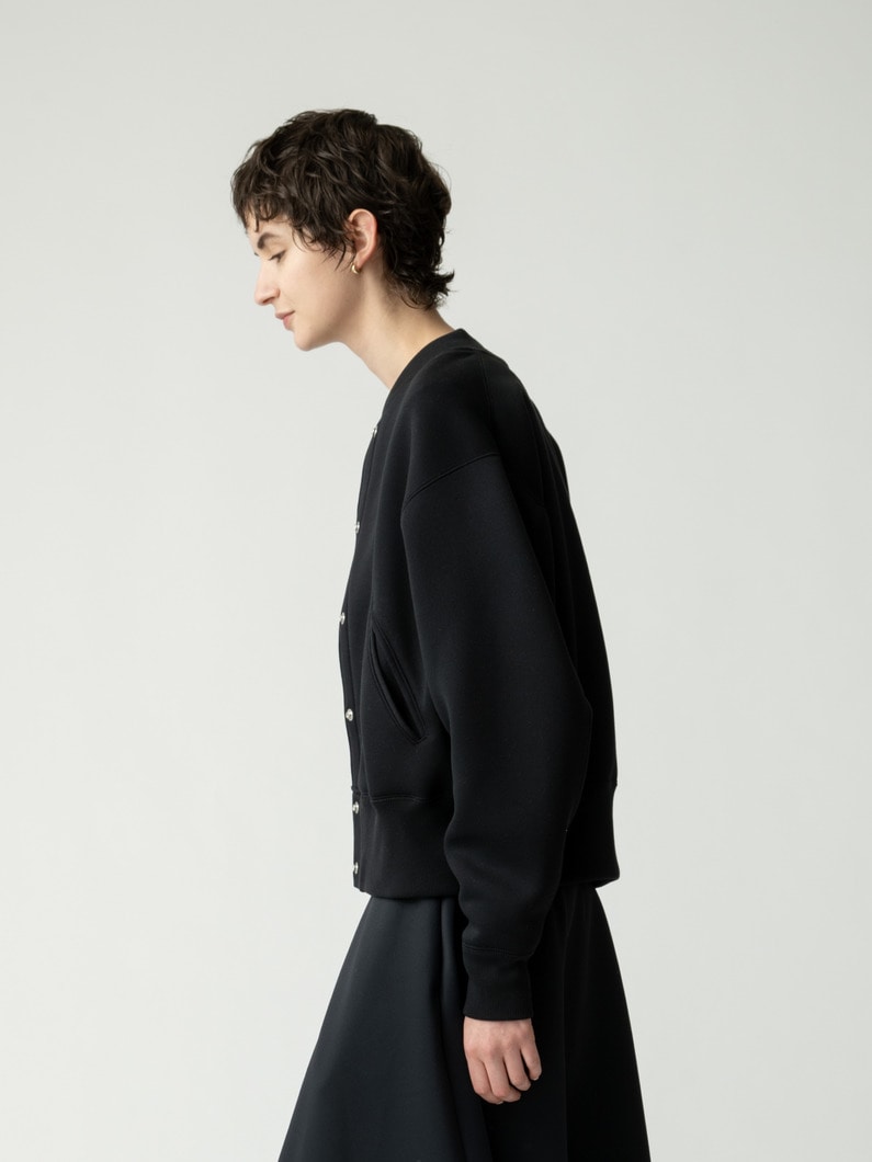 ダブルニット ブルゾン 詳細画像 black 2