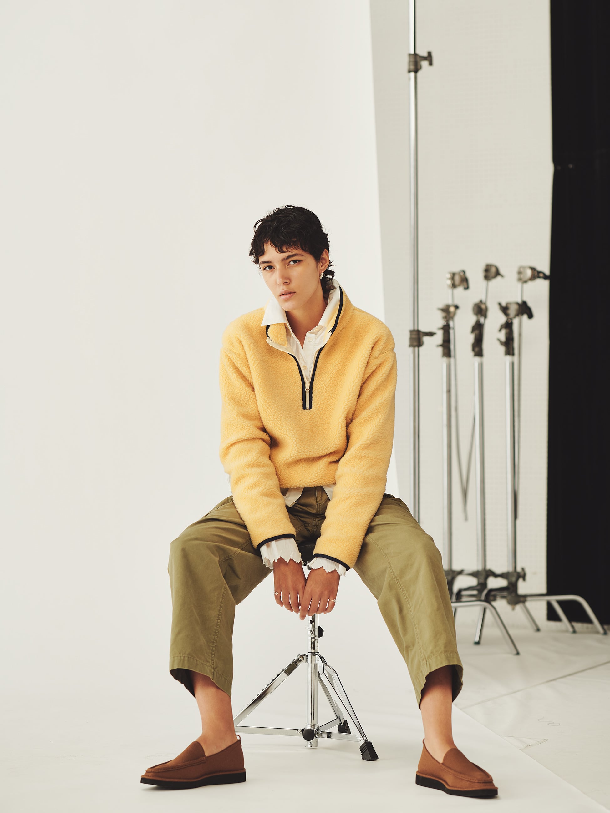 Ron Herman Racn Poncho IVORY ラクーンファー Ron Herman Racn Poncho IVORY ラクーンファー