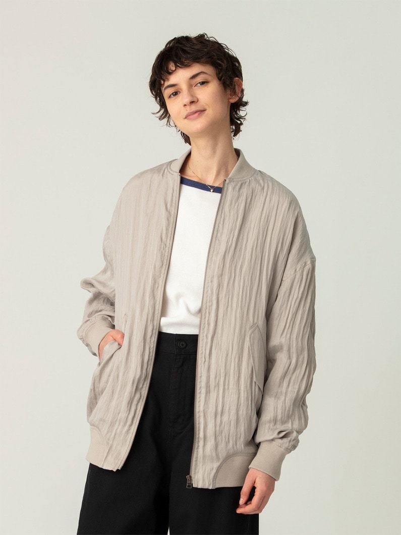 フィブリル ブルゾン 詳細画像 beige