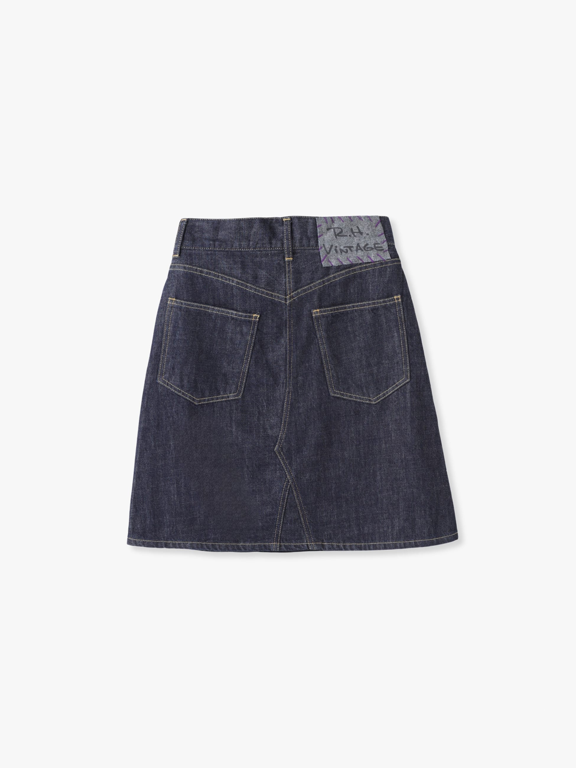 オーガニックコットン リメイク デニムスカート｜RH Vintage