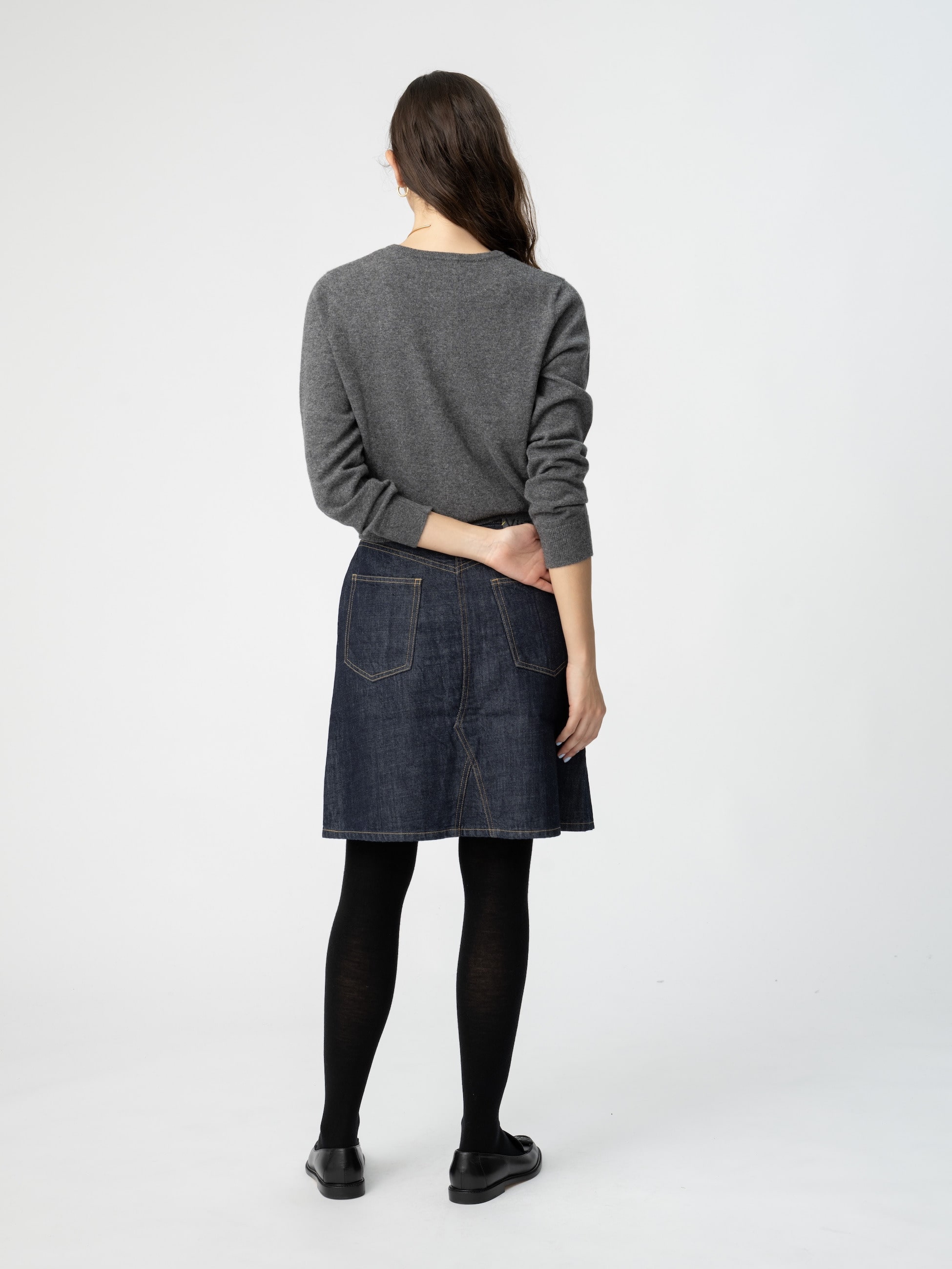 オーガニックコットン リメイク デニムスカート｜RH Vintage(アール