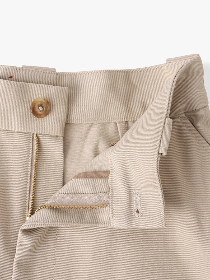 オーガニックコットン ツイルスカート 詳細画像 beige 2