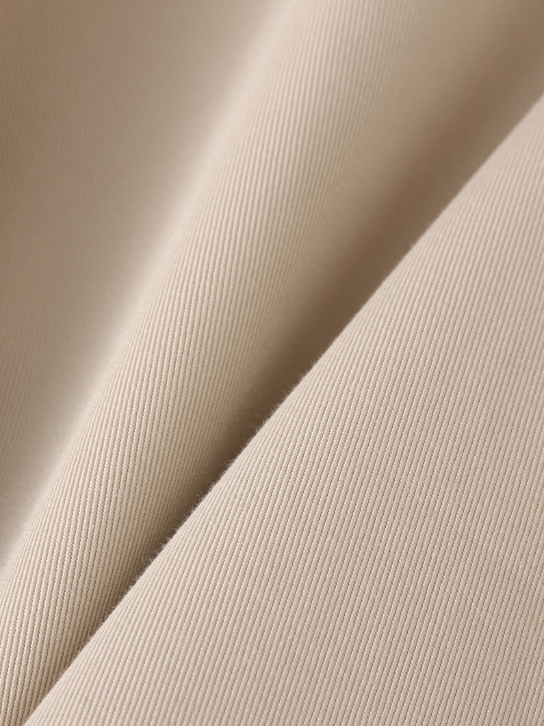 オーガニックコットン ツイルスカート 詳細画像 beige 5