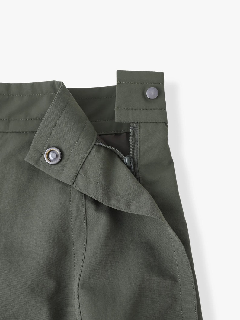 ネットプラス タックフレアスカート 詳細画像 olive 2