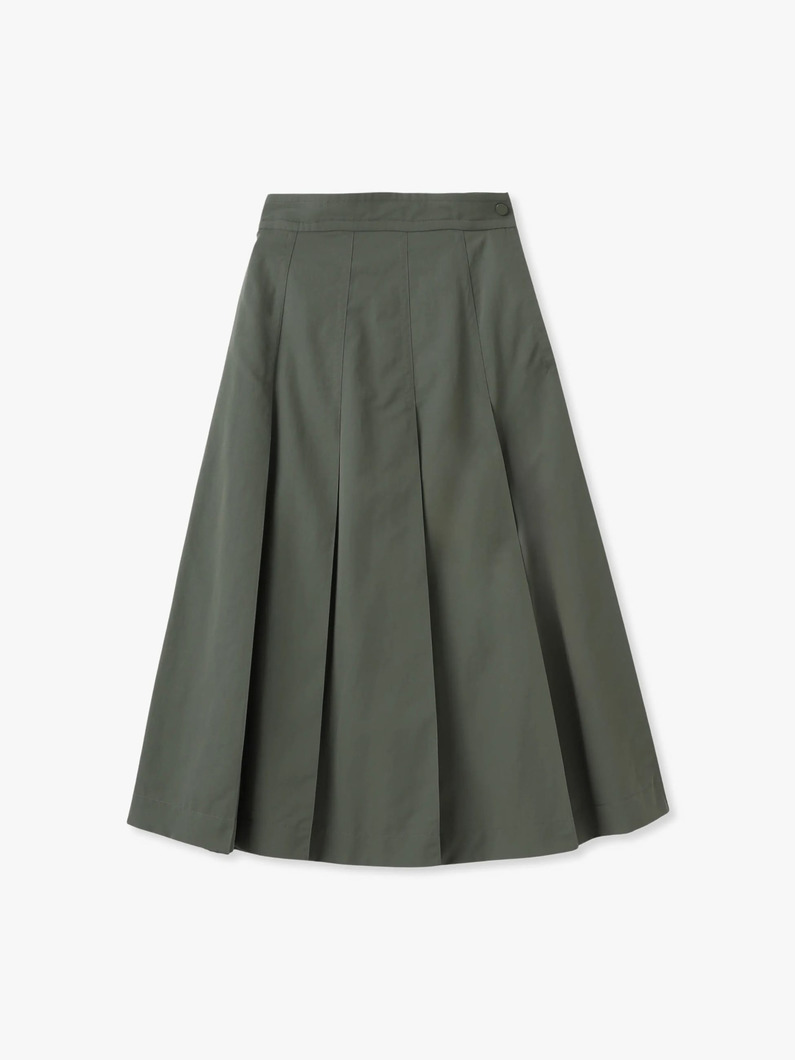 ネットプラス タックフレアスカート 詳細画像 olive 4