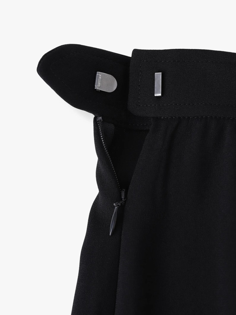 トリアセテート マーメイド スカート（アイボリー/ブラック） 詳細画像 ivory 2