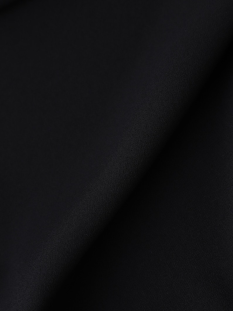 トリアセテート マーメイド スカート（アイボリー/ブラック） 詳細画像 ivory 4