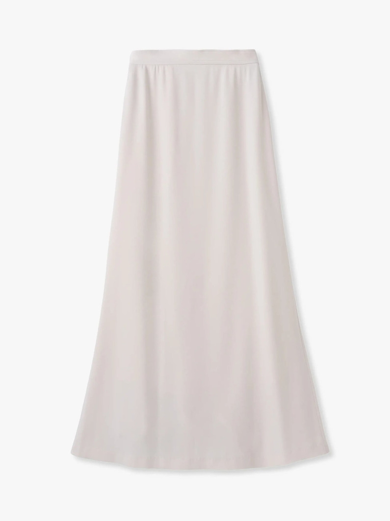 トリアセテート マーメイド スカート（アイボリー/ブラック） 詳細画像 ivory 4