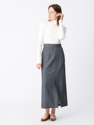 Ron Herman デニムロングスカート 2way 白ステッチ Ron Herman デニムロングスカート 2way 白ステッチ Ron Herman