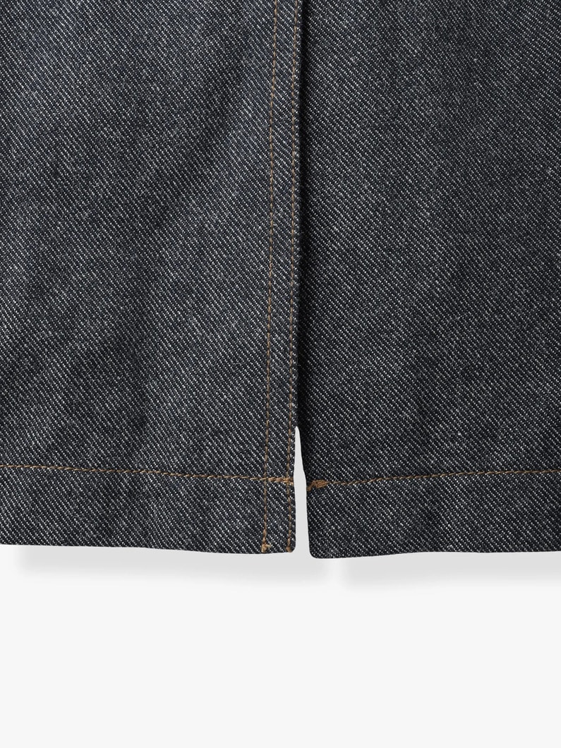 シルクデニム ロングスカート 詳細画像 indigo 3