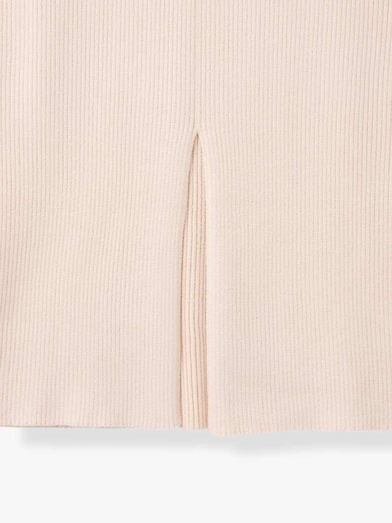 モールリブ ニットスカート 詳細画像 ivory 2