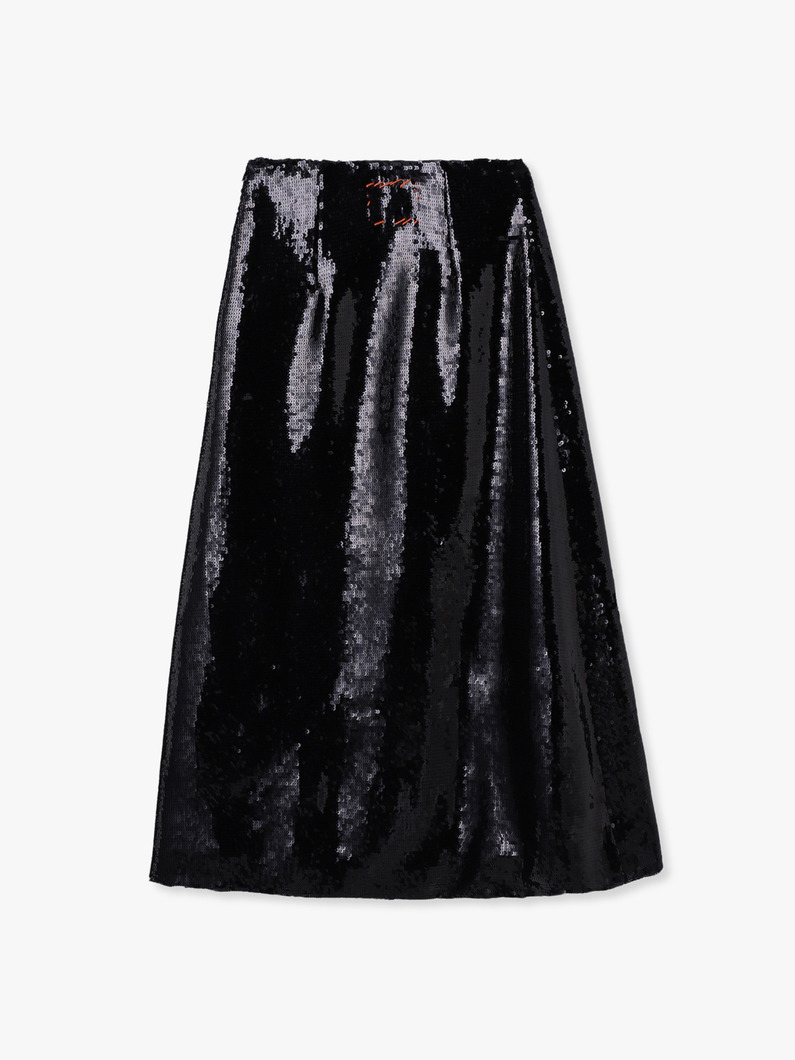 スパンコール スカート 詳細画像 ivory 1