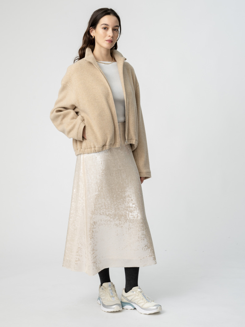 スパンコール スカート 詳細画像 ivory 4