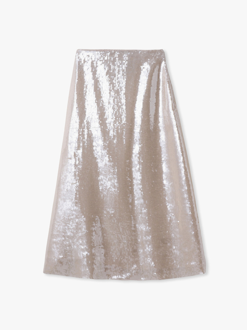 スパンコール スカート 詳細画像 ivory 6