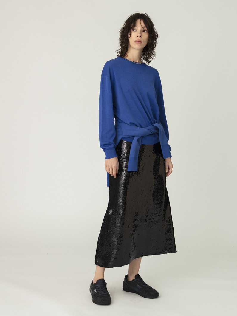 スパンコール スカート 詳細画像 black 2