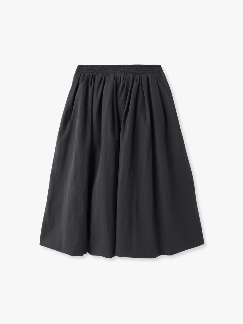 コットンナイロン ギャザースカート 詳細画像 charcoal gray