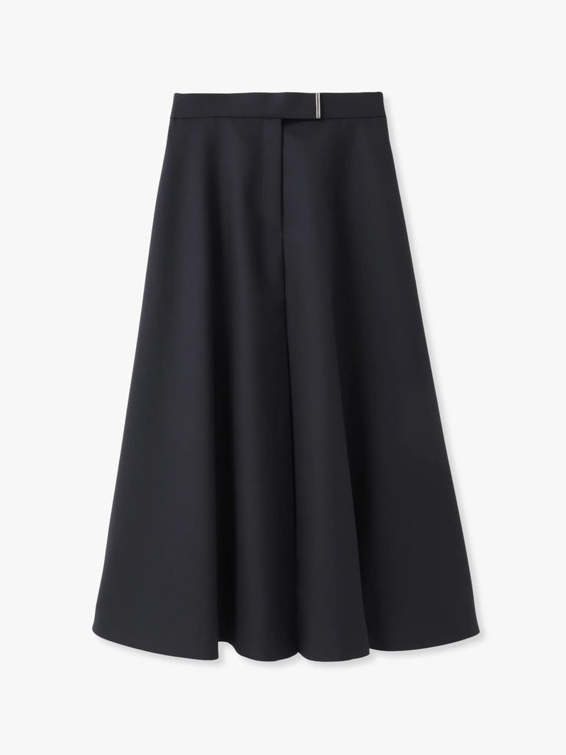 ドライポプリン フレアスカート 詳細画像 navy 3