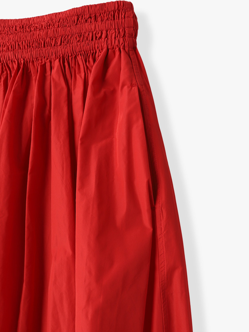 タフタ ギャザー スカート 詳細画像 black 2