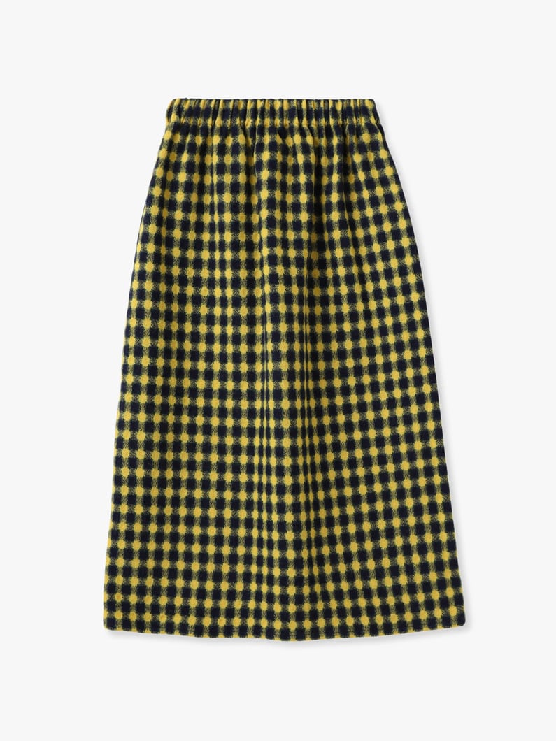 チェックスカート（イエロー） 詳細画像 yellow 1