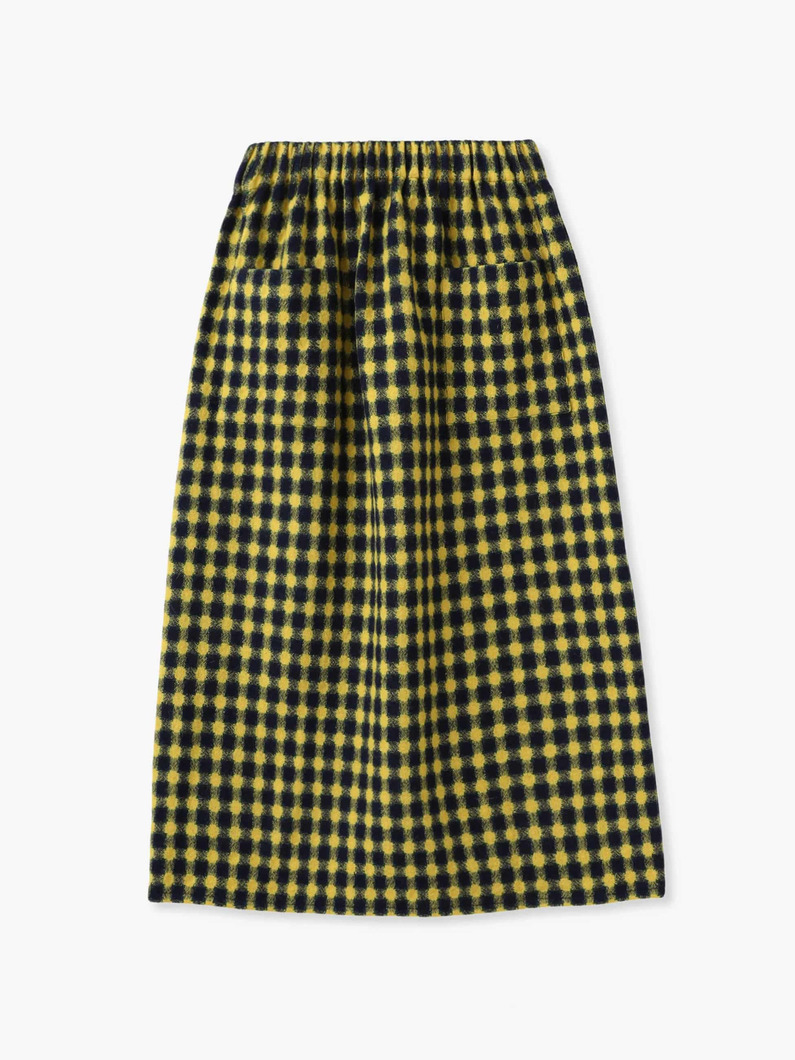 チェックスカート（イエロー） 詳細画像 yellow 3