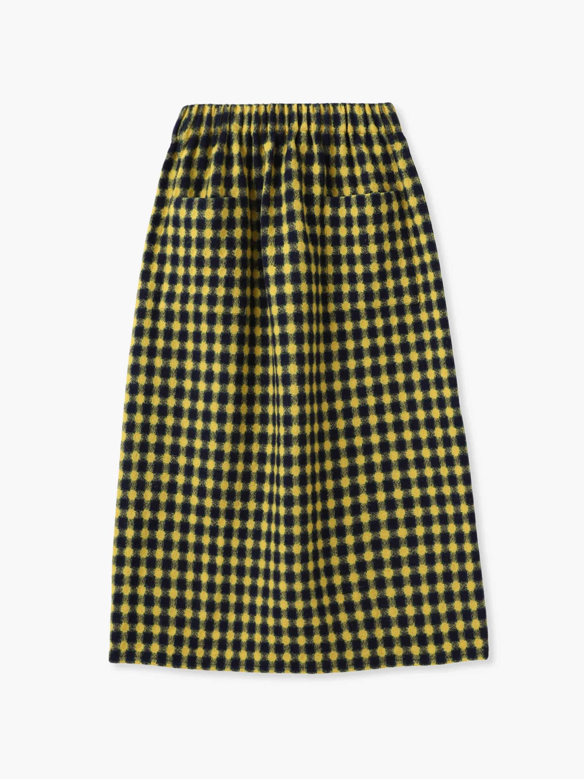 MARC&LONAイエロースカート サイズ：38 MARK&LONA マークアンドロナ インナー付 ストレッチ