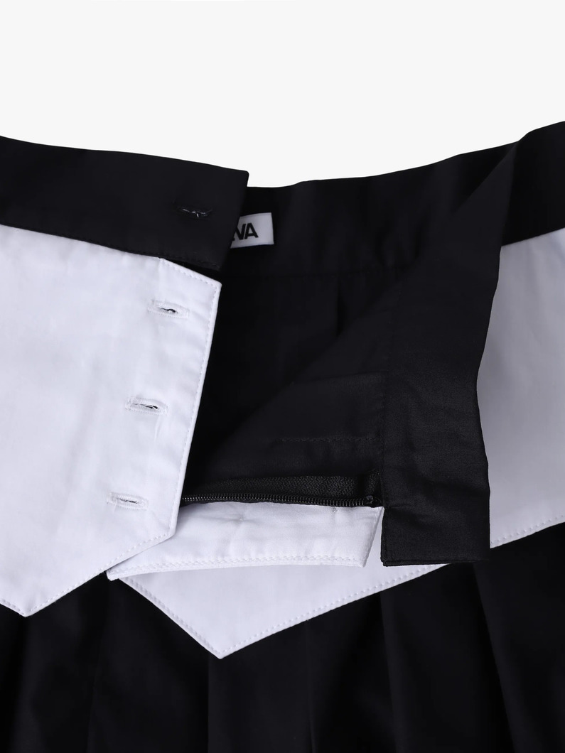 ランダ ピンタックスカート 詳細画像 black 2