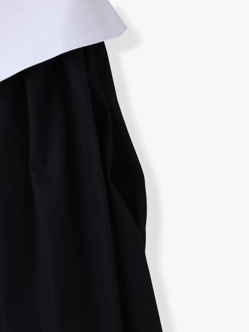 ランダ ピンタックスカート 詳細画像 black 3