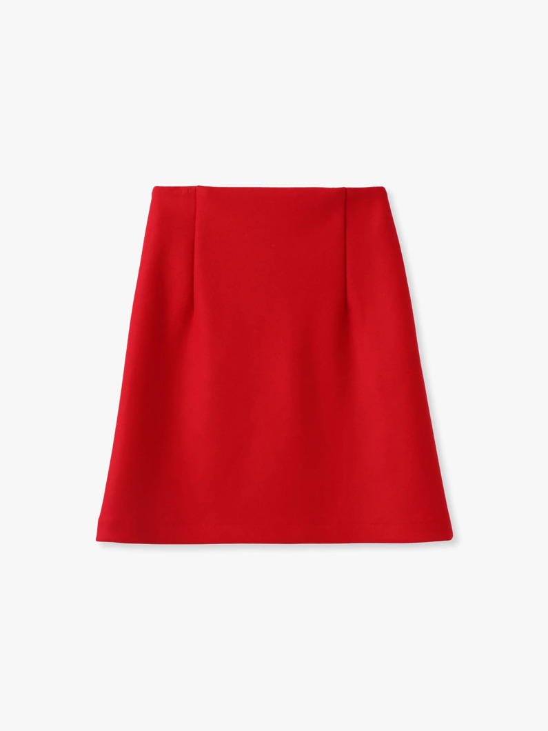 ウールナイロン ミニスカート 詳細画像 red 5