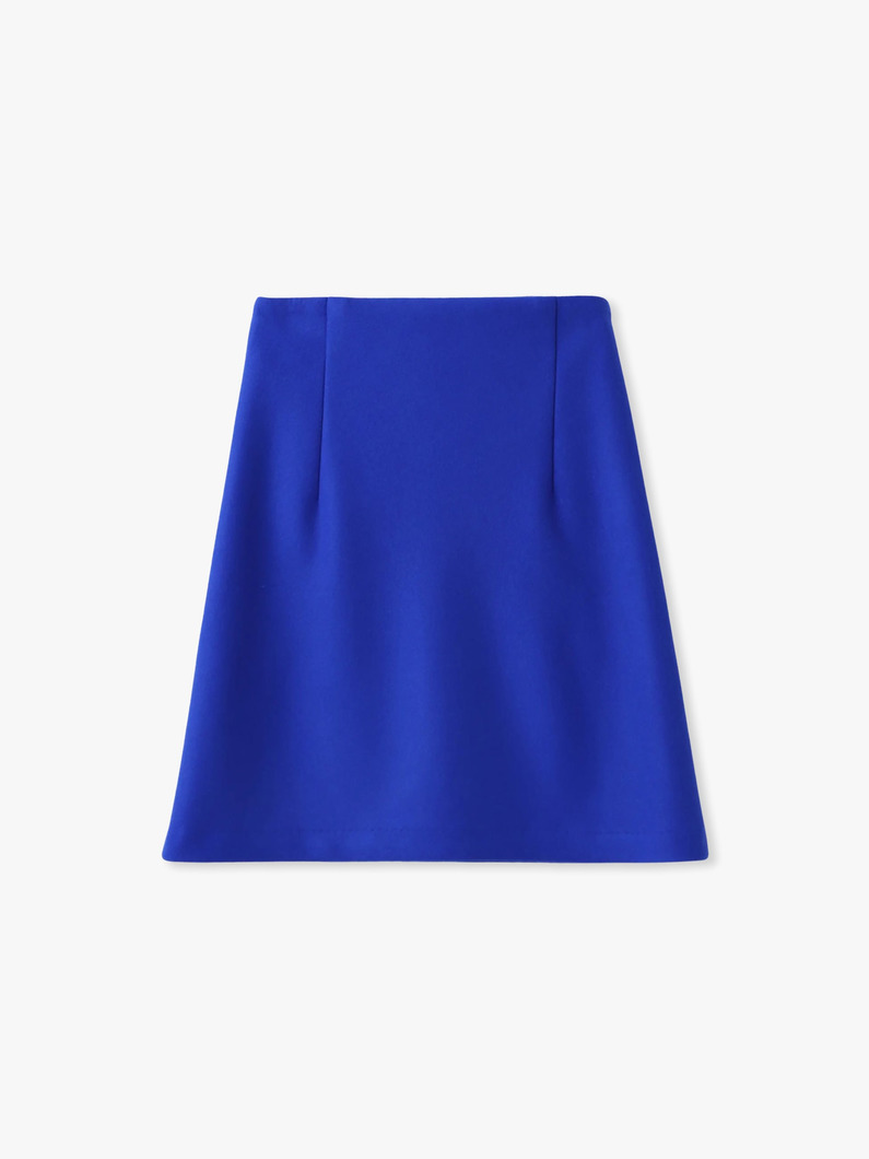 ウールナイロン ミニスカート 詳細画像 blue 4