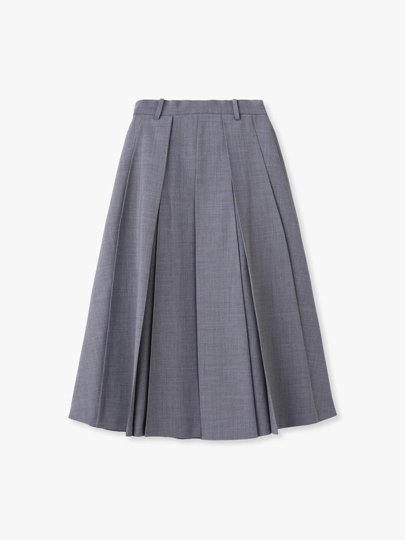 ディフォルムプリーツ スカート（グレー/チャコールグレー） 詳細画像 charcoal gray 1