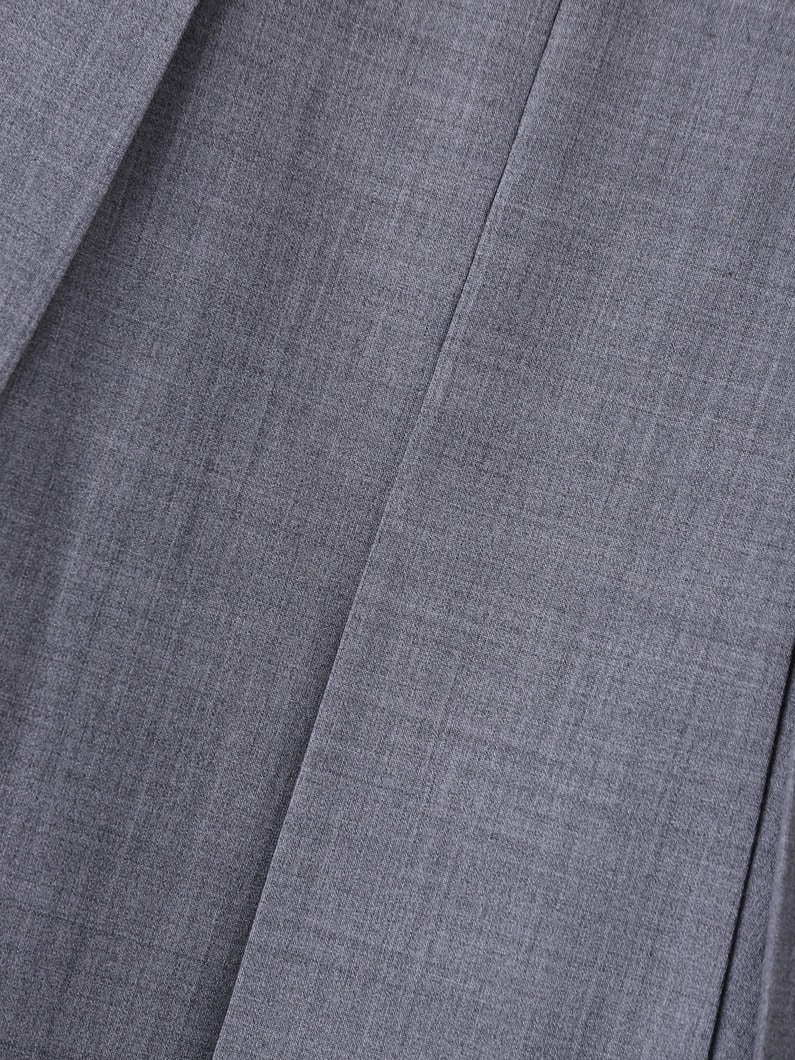 ディフォルムプリーツ スカート（グレー/チャコールグレー） 詳細画像 charcoal gray 4
