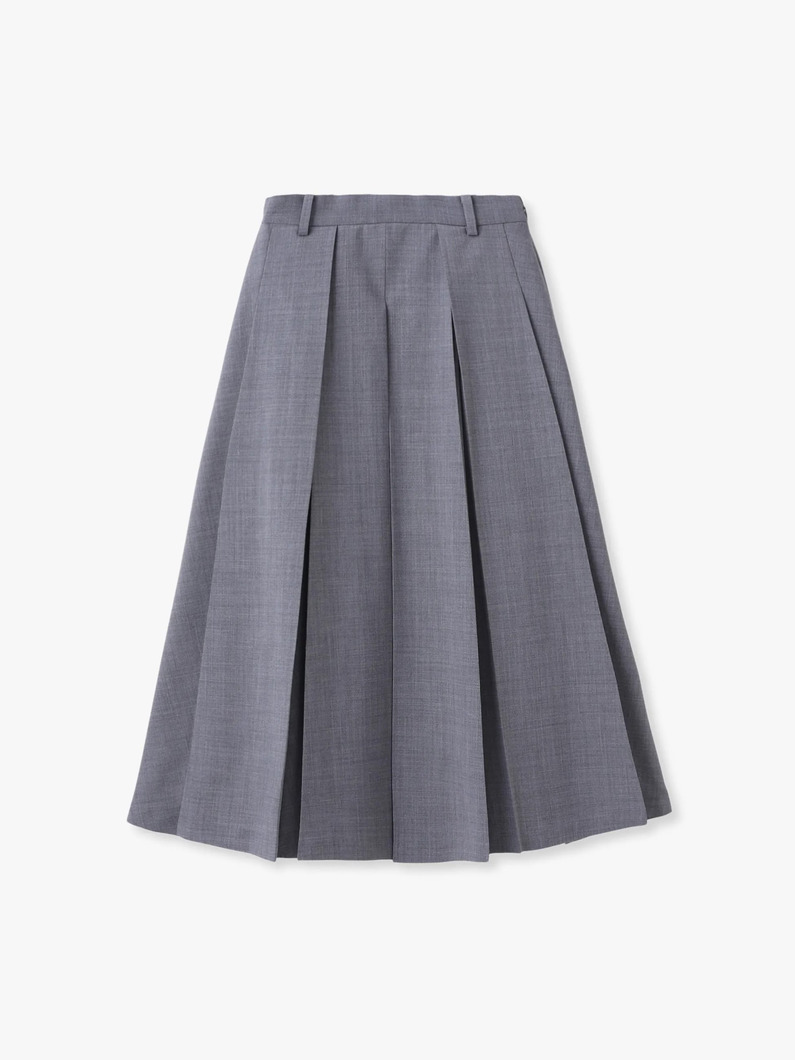 ディフォルムプリーツ スカート（グレー/チャコールグレー） 詳細画像 gray 5