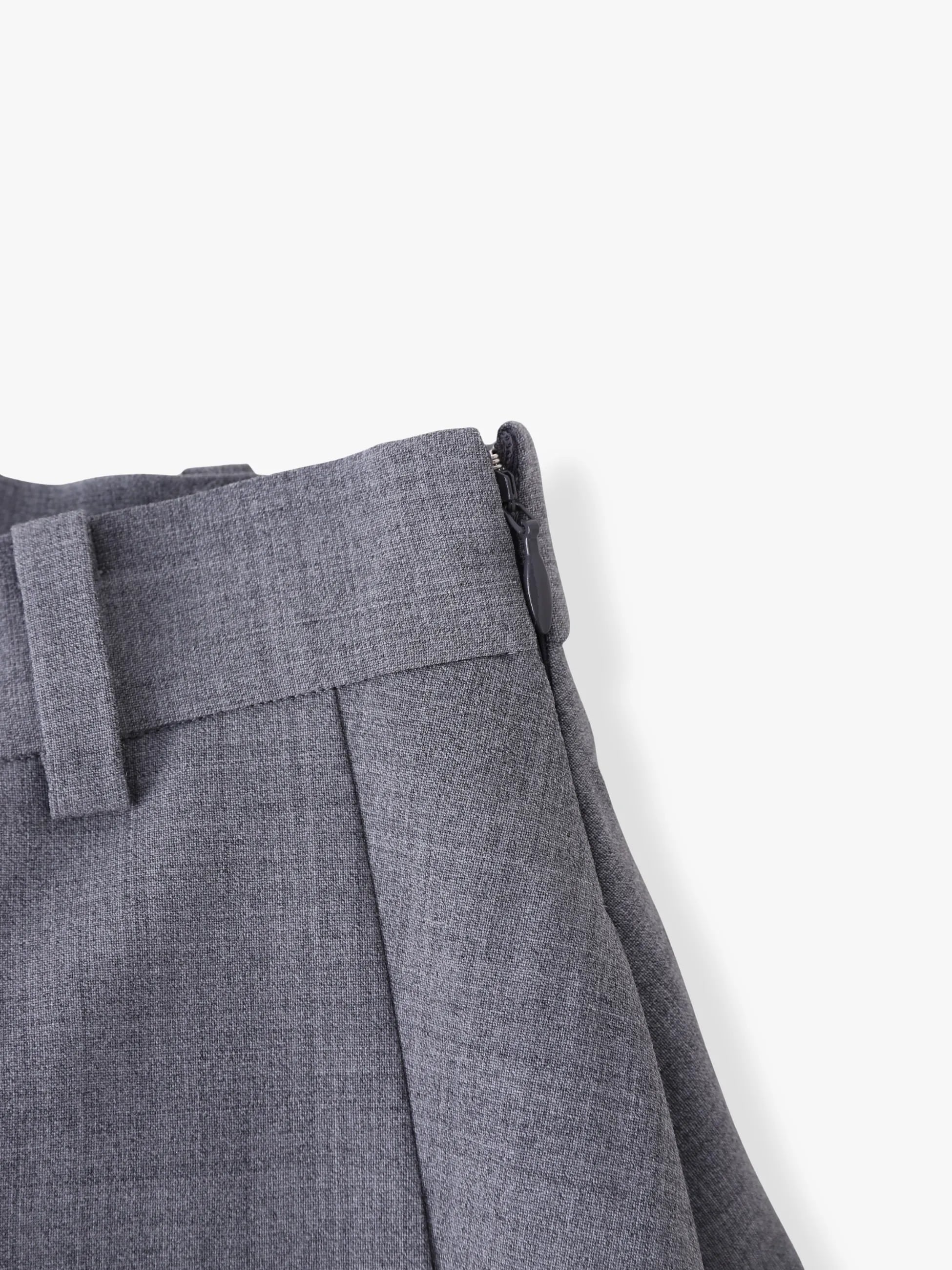 美品✨エブール　ebure　プリーツ　スカート　ロング　グレー　36 美品✨エブール ebure プリーツ スカート ロング グレー 36