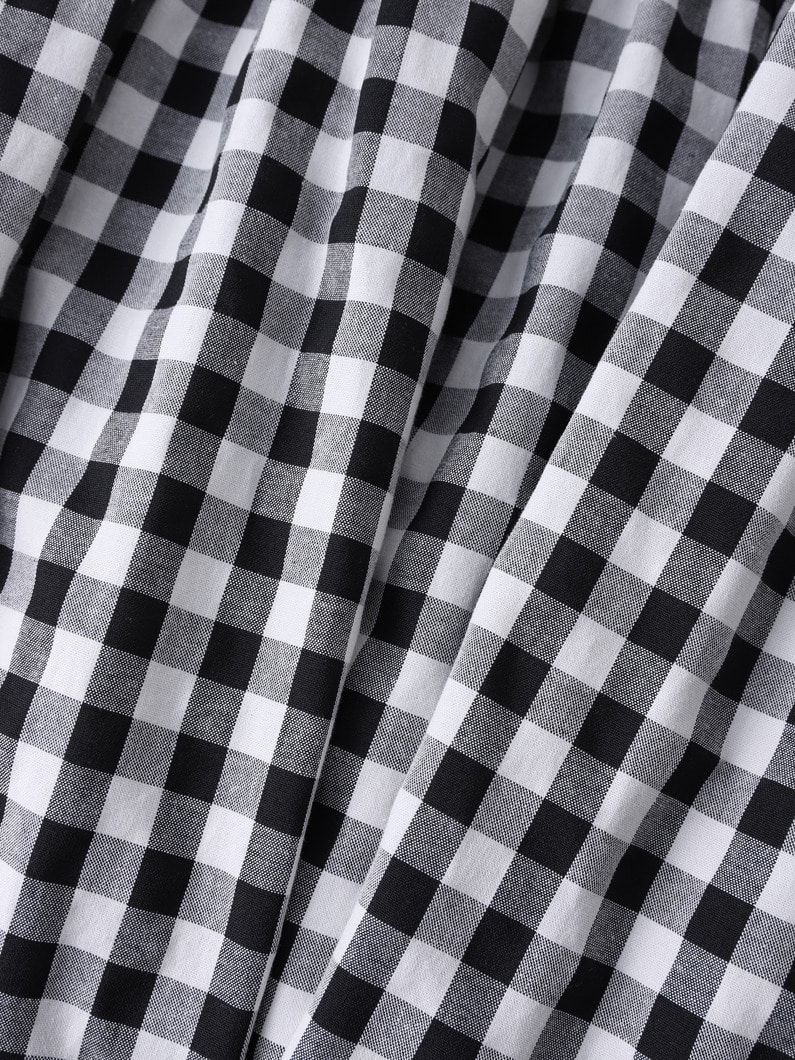 ギンガムチェック バルーン スカート（プレオーダー） 詳細画像 black 4