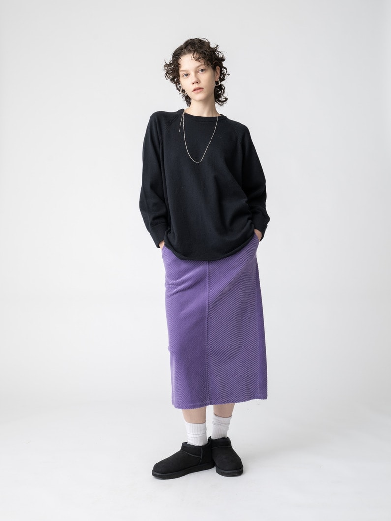 コーデュロイ スカート 詳細画像 purple 4