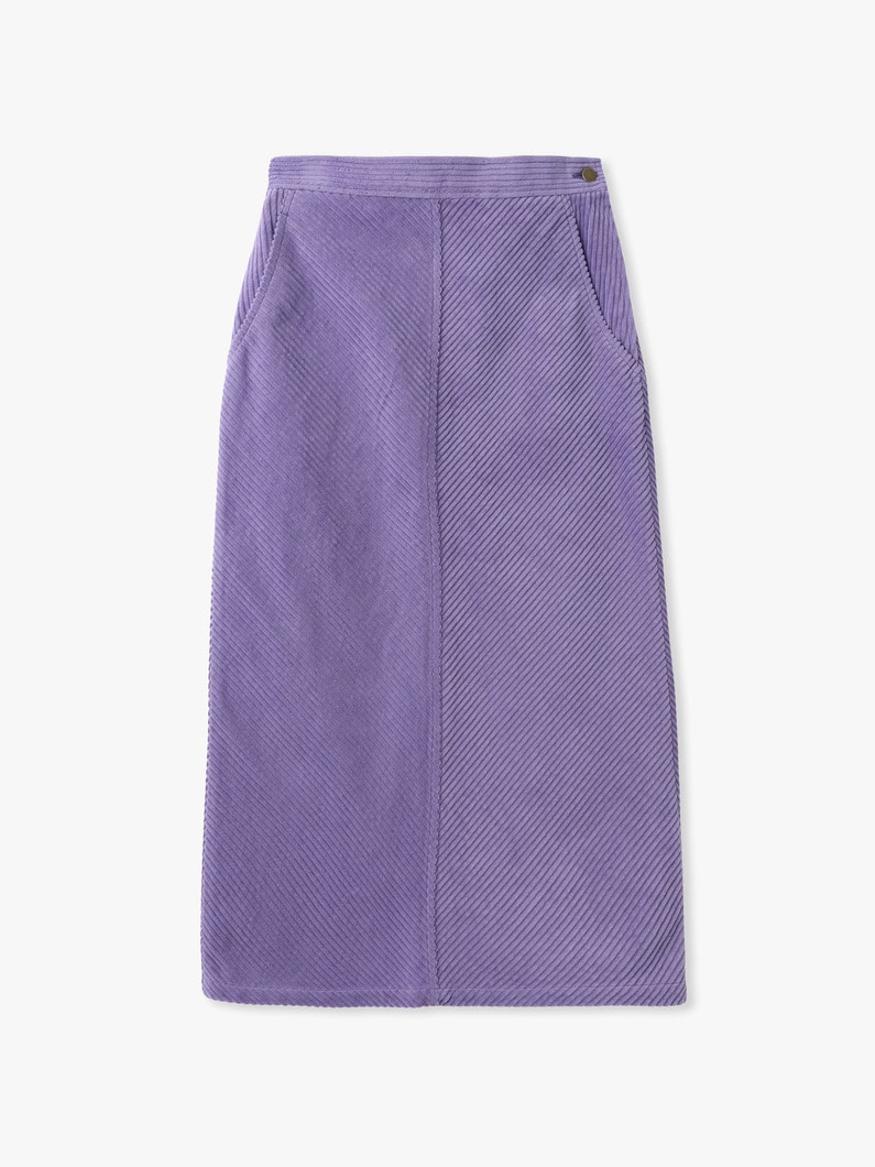 コーデュロイ スカート 詳細画像 purple 5