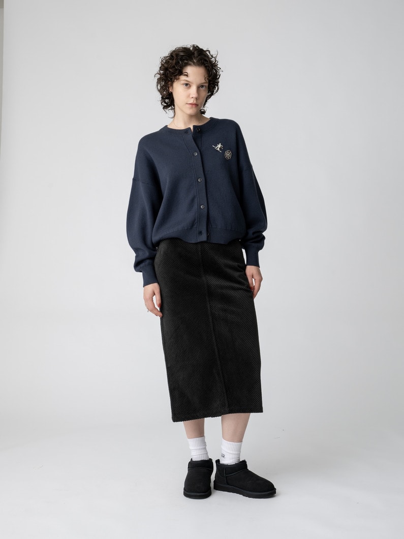 コーデュロイ スカート 詳細画像 charcoal gray 3