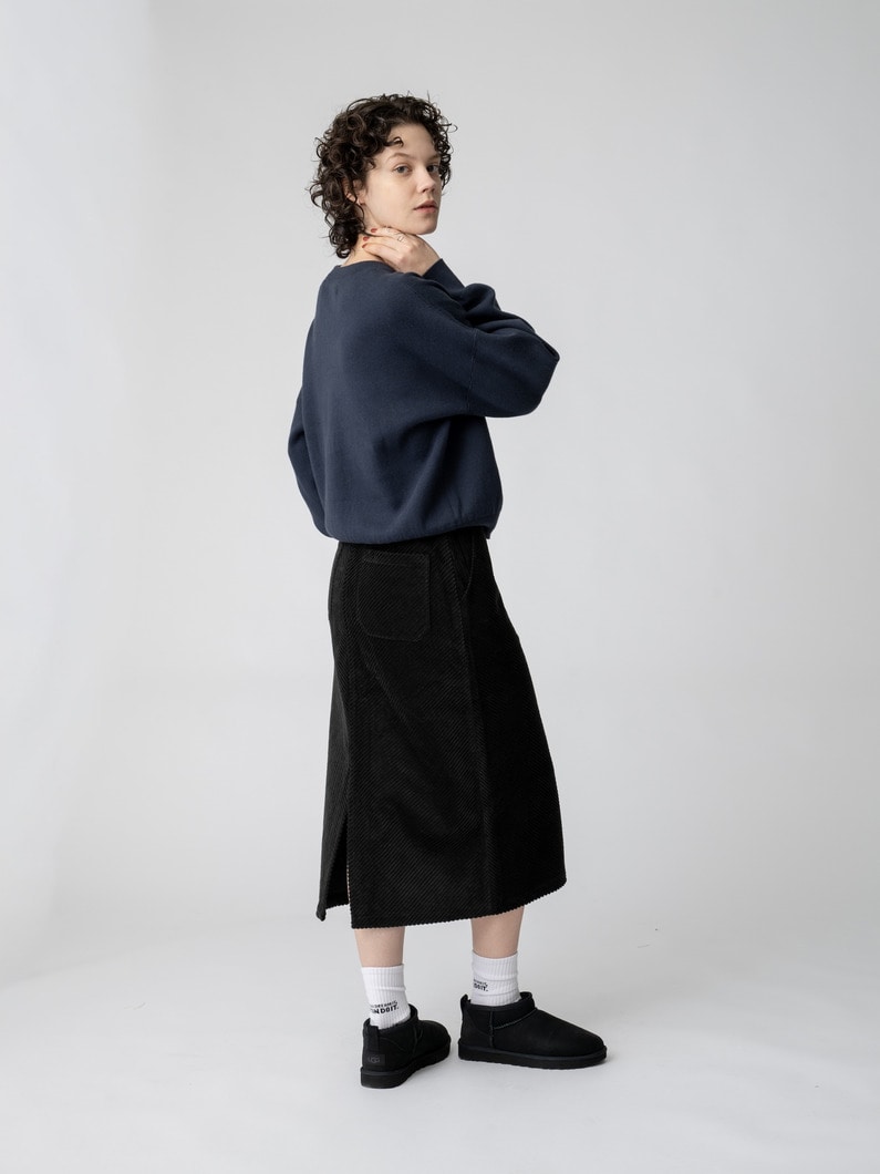 コーデュロイ スカート 詳細画像 charcoal gray 4