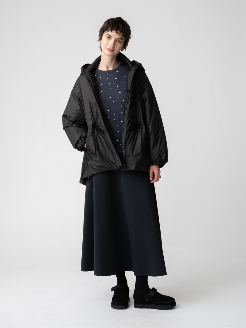 フレアスカート（アイボリー/ブラック） 詳細画像 black 3