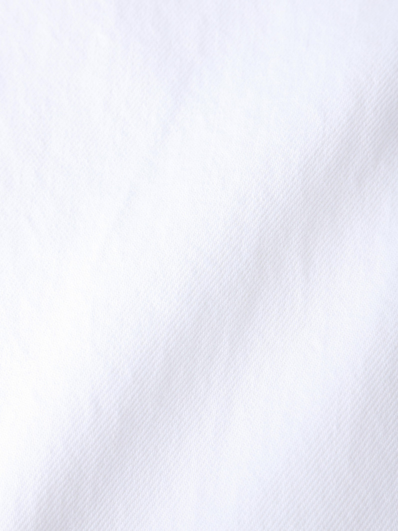 ディッチャ―ローラー ジップ アンクルデニムパンツ（ホワイト） 詳細画像 white 5