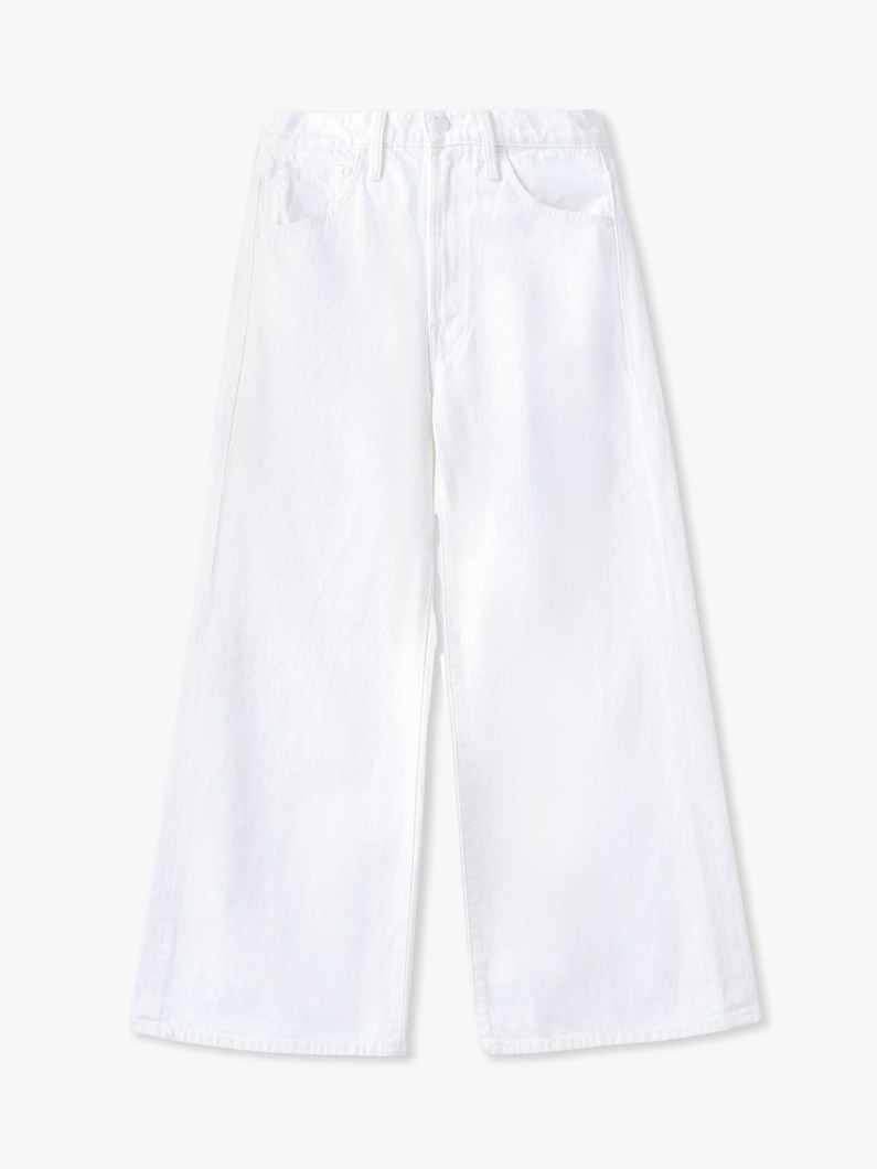 ディッチャ―ローラー ジップ アンクルデニムパンツ（ホワイト） 詳細画像 white 2